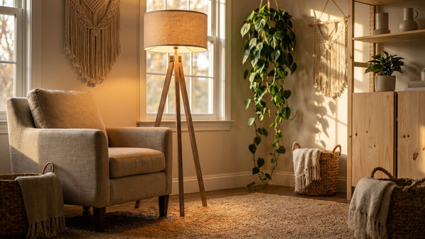 Lampadaire en rotin : bien le choisir