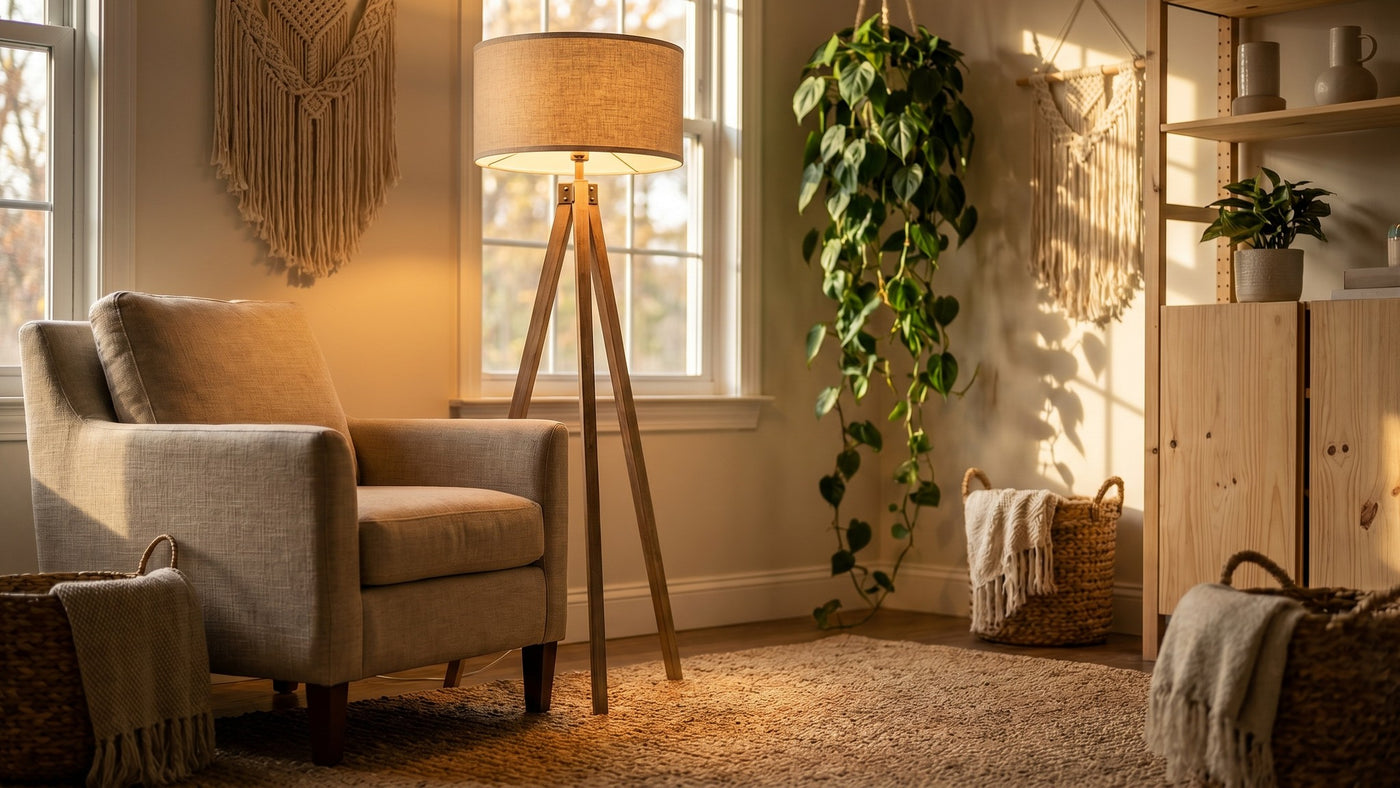 Lampadaire en rotin : bien le choisir
