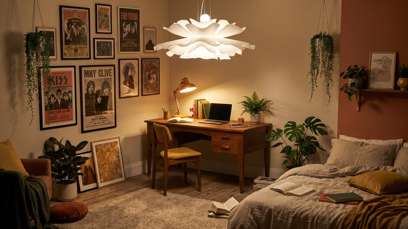Quel lustre pour une chambre ? Hauteur, lumière