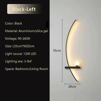 Applique murale LED dorée, finition peinture cuite frostée