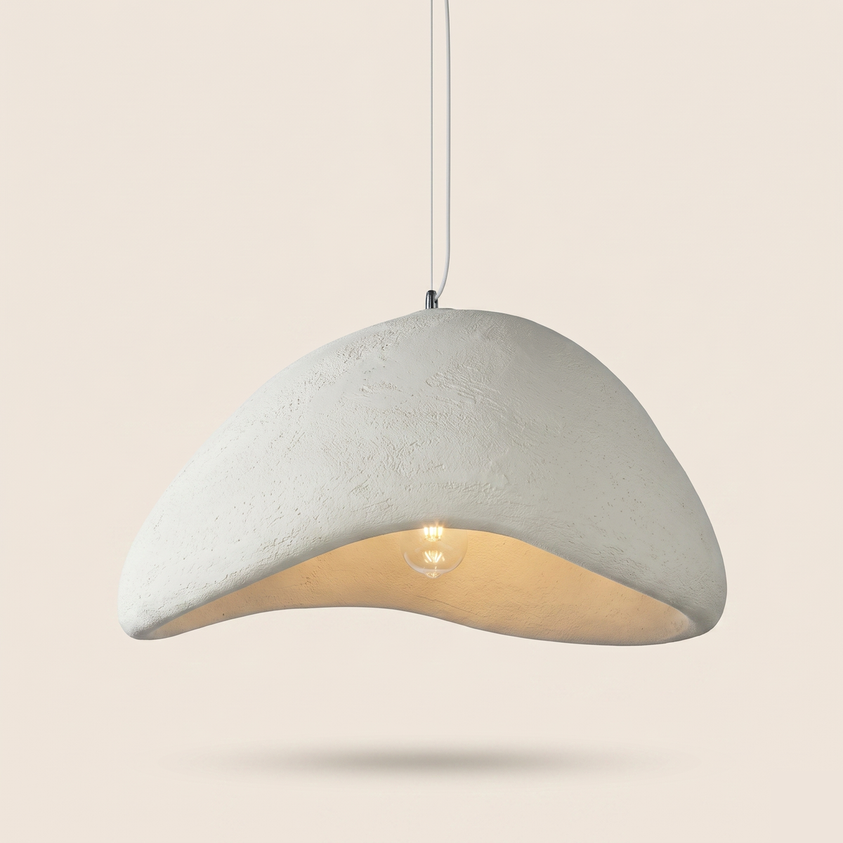 Lustre métal wabi-sabi