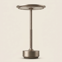 Lampe de chevet aluminium brossé
