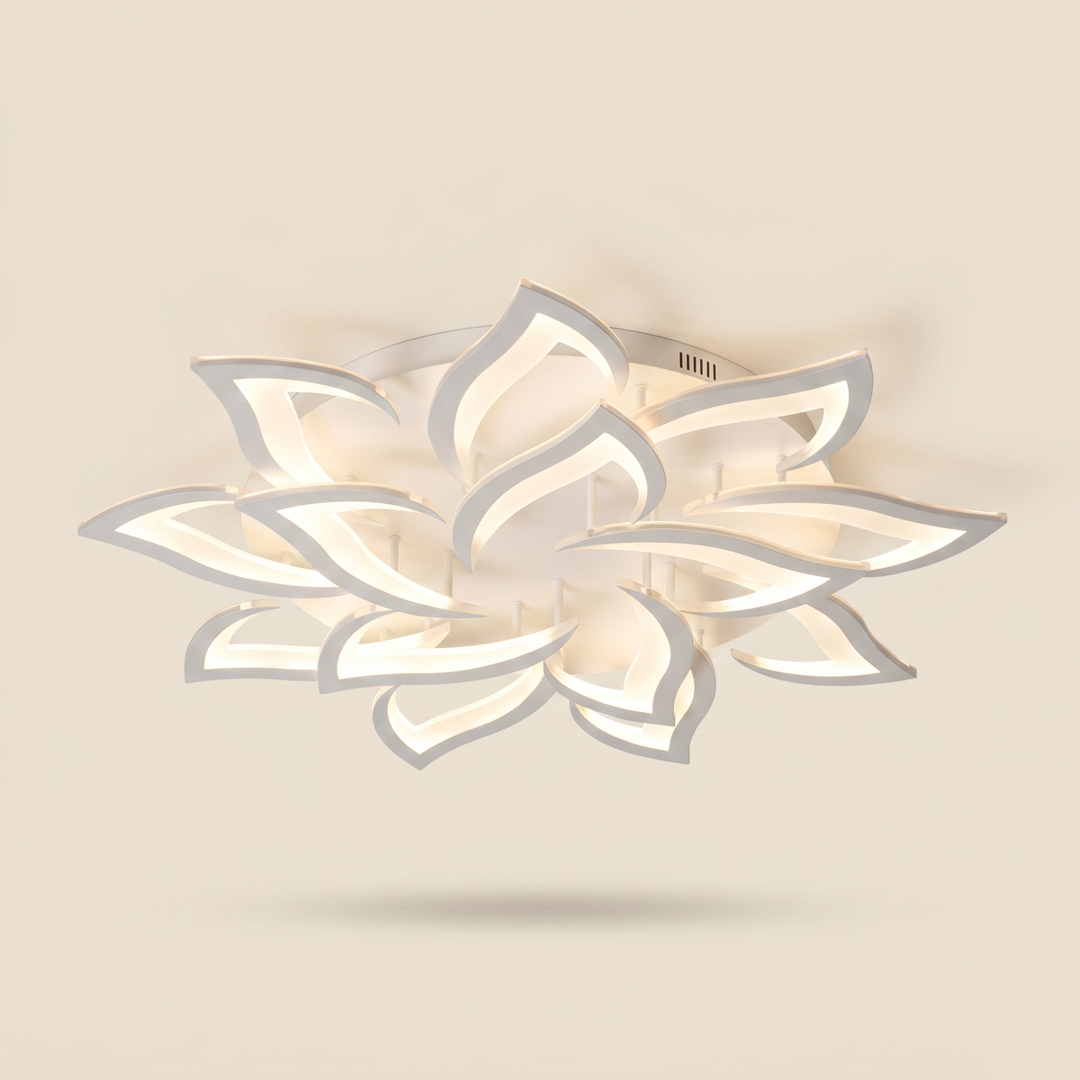 Lustre acrylique et métal moderne