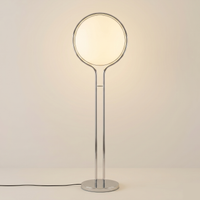 Lampadaire acrylique et métal nordique