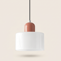 Lustre art déco verre et métal