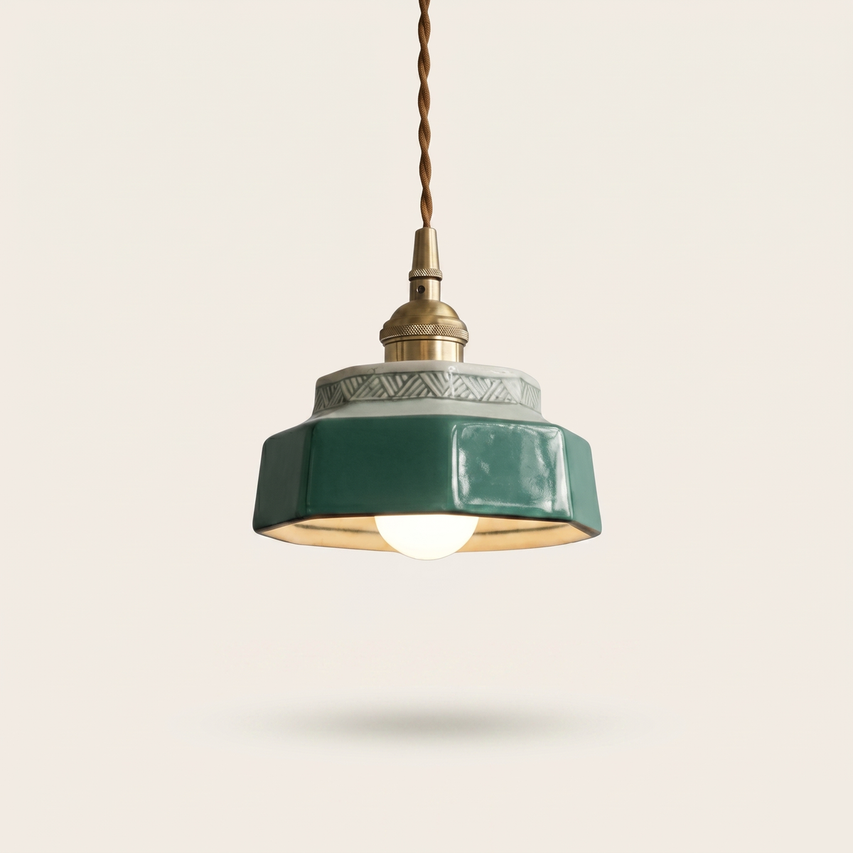 Suspension céramique vintage