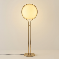 Lampadaire acrylique et métal nordique