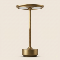 Lampe de chevet aluminium brossé