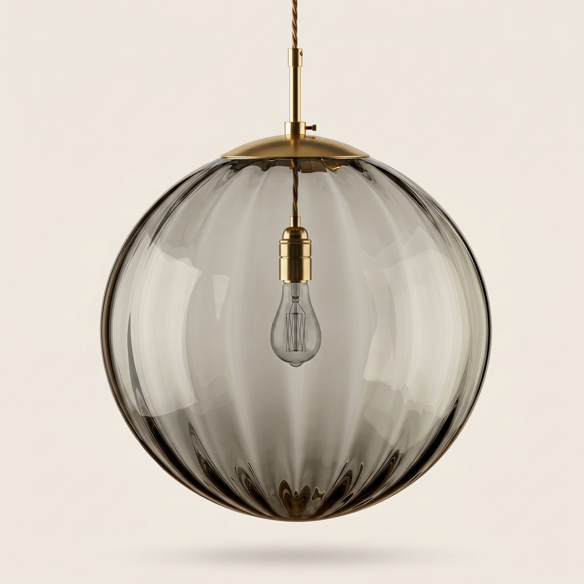 Suspension verre soufflé scandinave