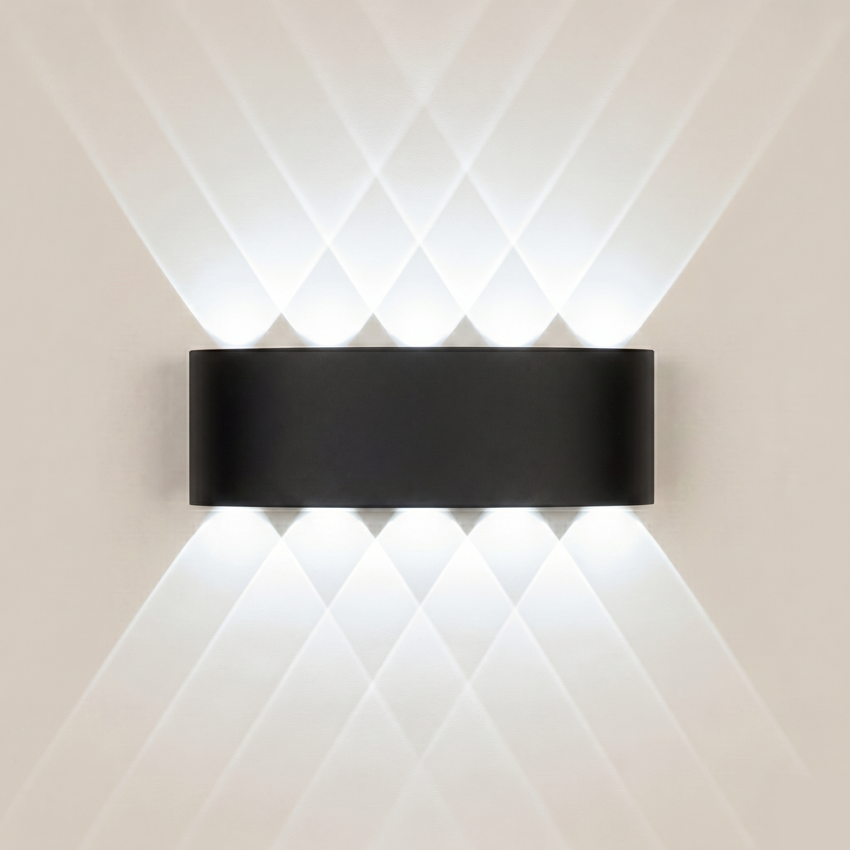 Applique murale double faisceau