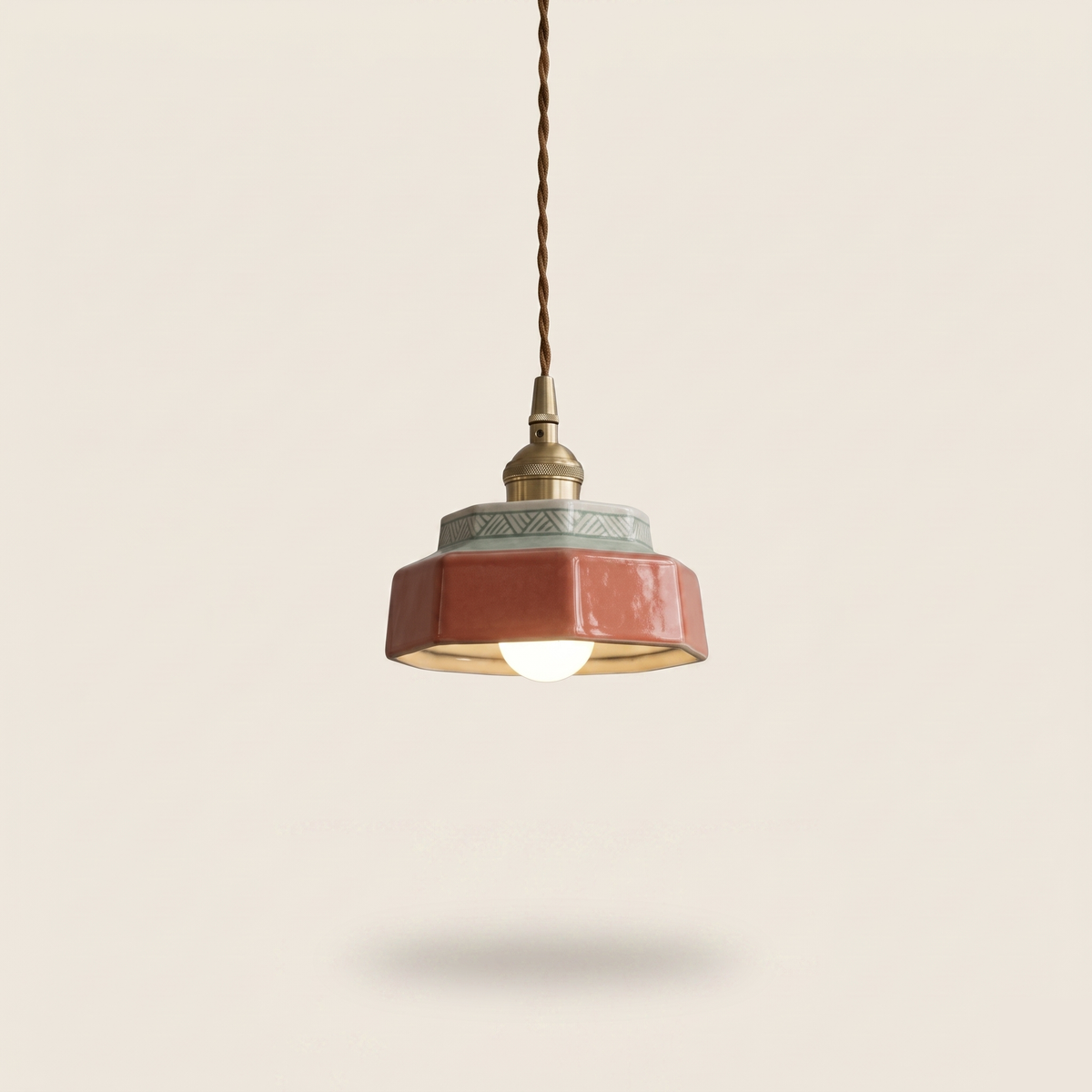 Suspension céramique vintage
