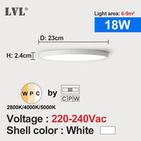 Plafonnier LED bois doré, vue d'ensemble du luminaire allumé