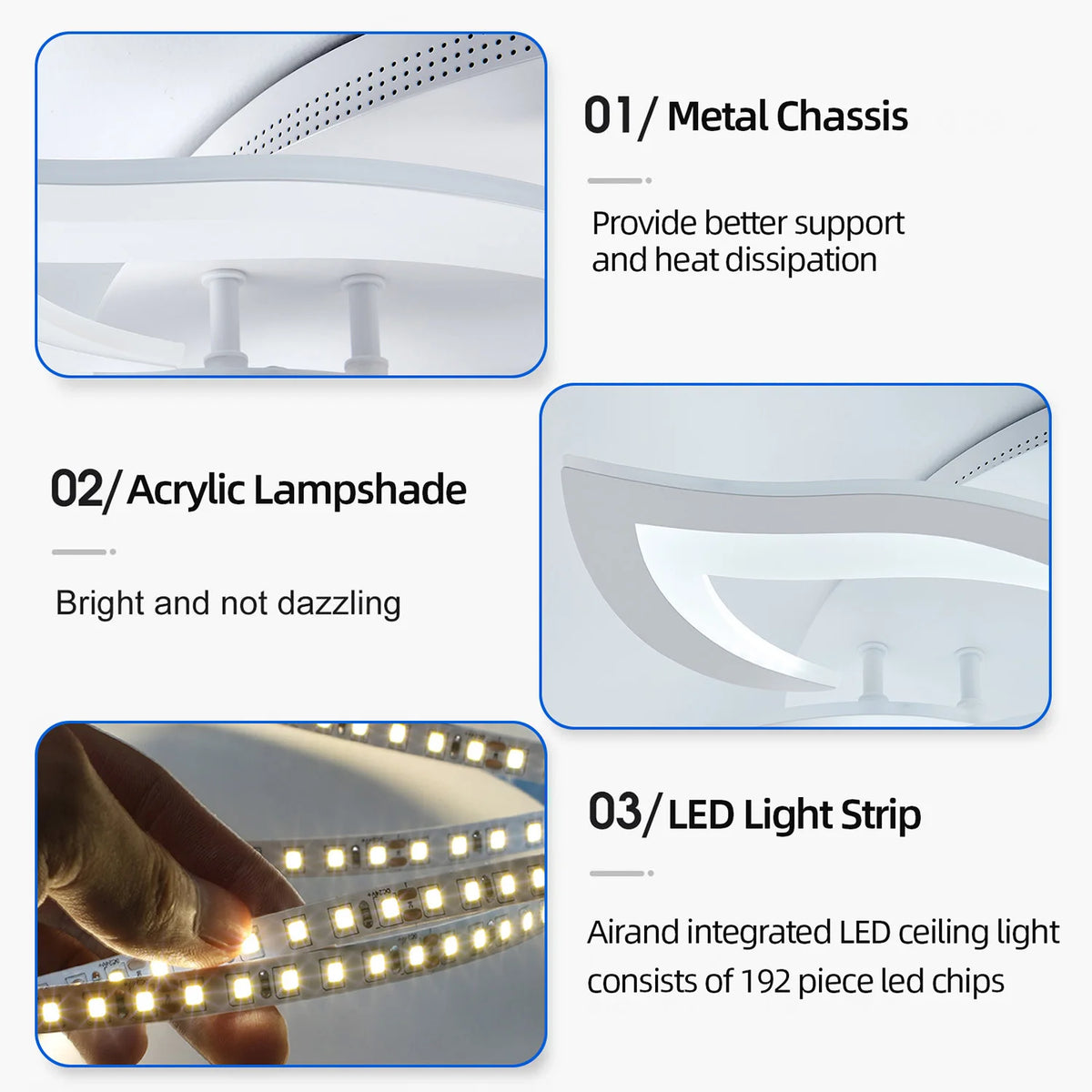 Application mobile contrôlant la couleur du lustre Lotus LED