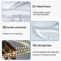 Application mobile contrôlant la couleur du lustre Lotus LED