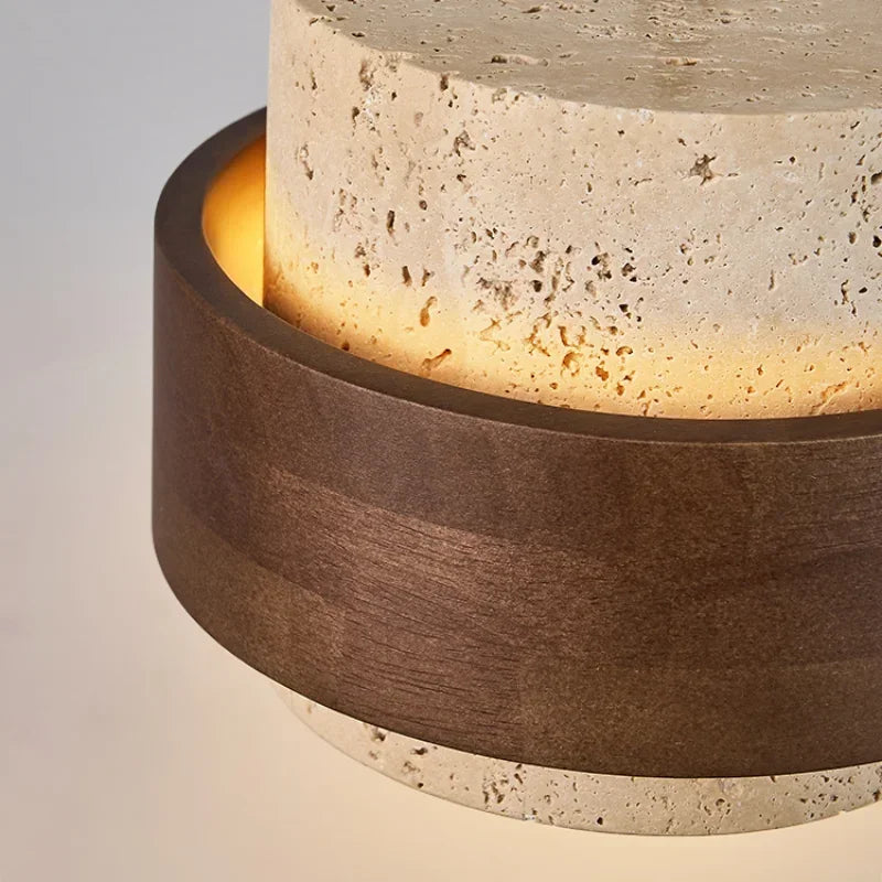 Suspension wabi-sabi installée dans une chambre japonaise contemporaine