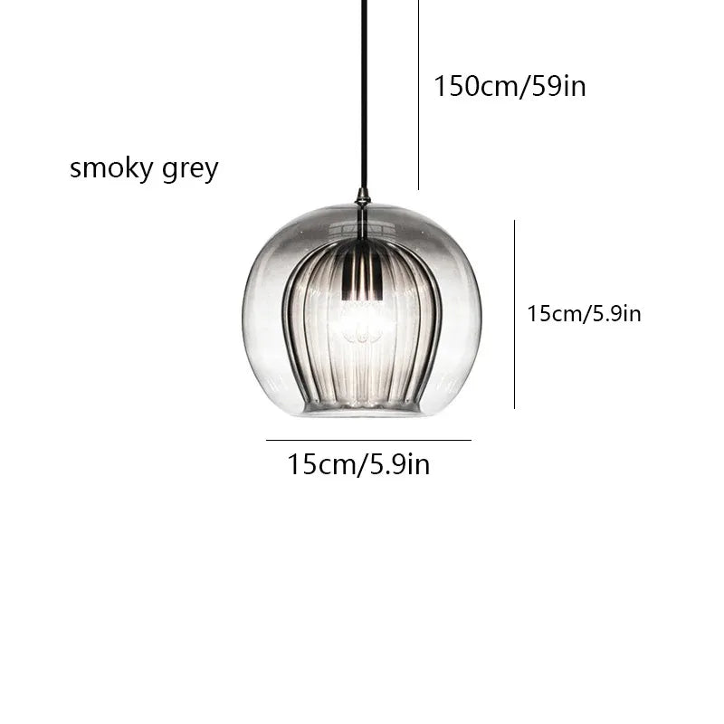 Diagramme d'installation suspension verre ambre loft 220V France