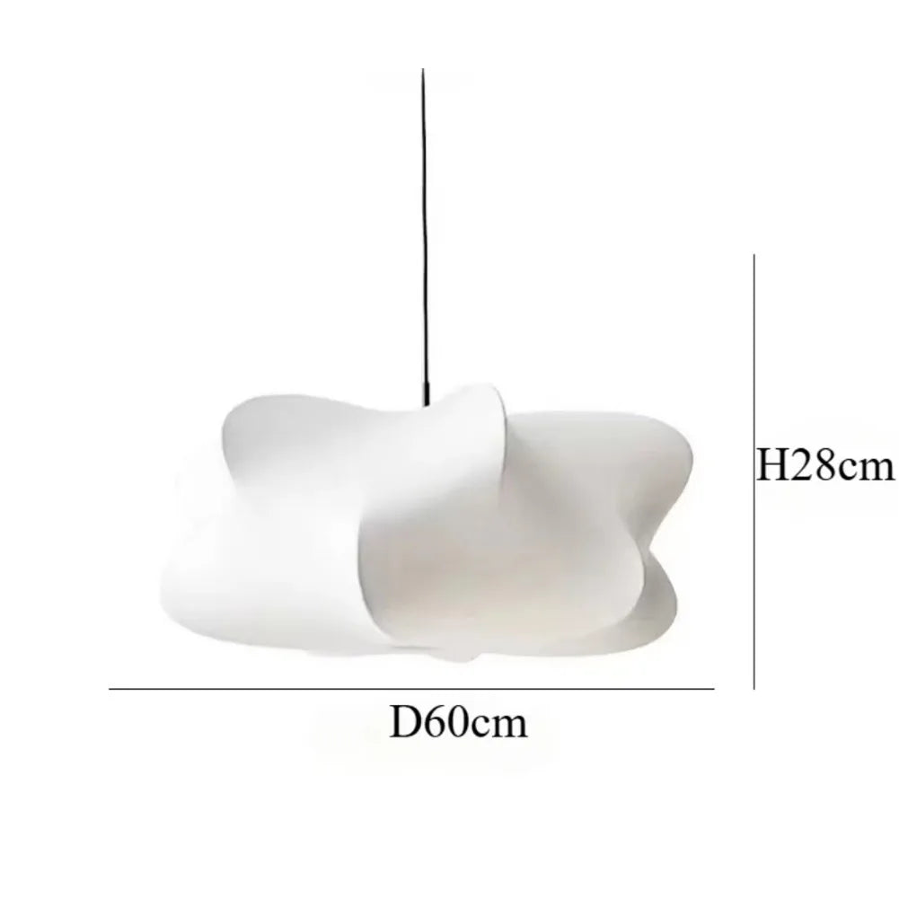Comparatif des 3 diamètres de la suspension wabi-sabi soie