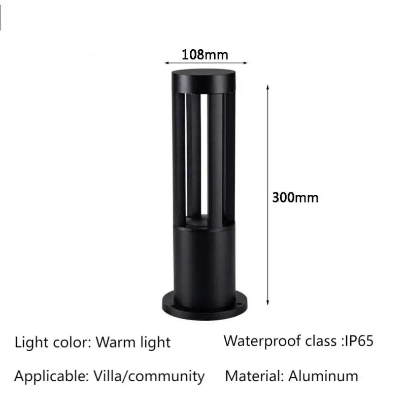 Luminaire extérieur LED IP65 jardin, installé dans extérieur contemporain jeu de lumière naturel