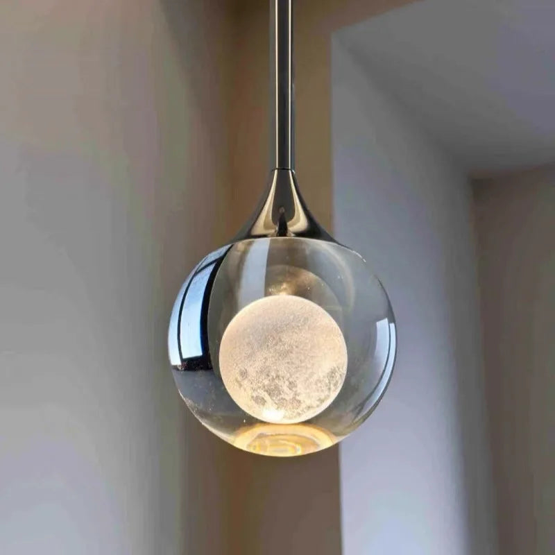 Suspension luxe créative G9, installé dans salle à manger contemporain ambiance chaleureuse