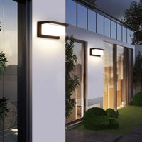Applique murale extérieure LED capteur mouvement IP65, détail du diffuseur lumineux