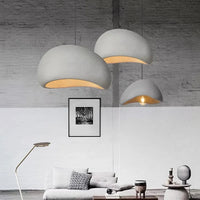 Lustre LED wabi-sabi tube 30-60 cm, vue d'ensemble du luminaire allumé jeu de lumière naturel