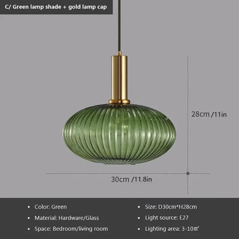 Détail de la rosace et du câble ajustable de la suspension verre