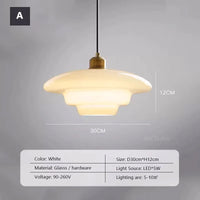 Suspension verre crème E27 antique tête unique 16 cm, installé dans cuisine contemporain jeu de lumière naturel