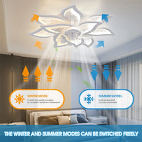 Application mobile contrôlant le ventilateur de plafond fleur