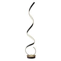 Interrupteur au pied du lampadaire LED, cordon noir discret