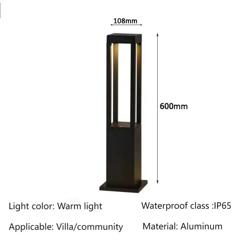 Luminaire extérieur LED IP65 jardin, ambiance lecture coin canapé