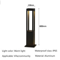 Luminaire extérieur LED IP65 jardin, ambiance lecture coin canapé