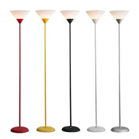 Lampadaire LED design 3 coloris salon E27, installé dans salon contemporain ambiance chaleureuse