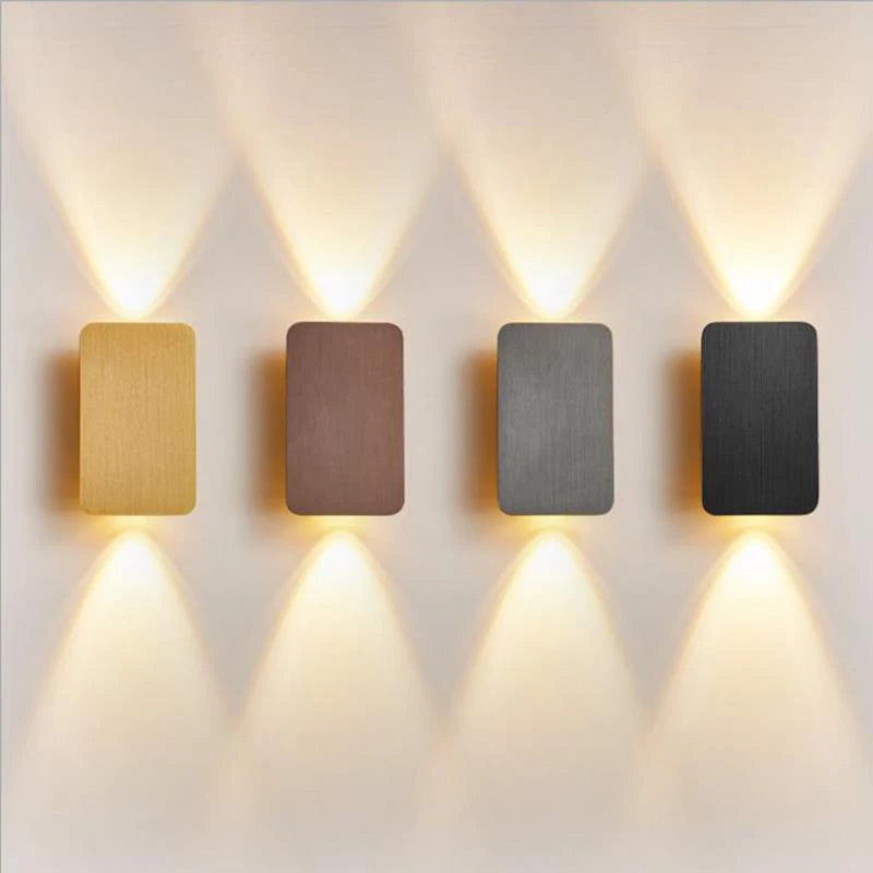 Détail du diffuseur acrylique vertical de l'applique murale LED