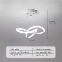 Détail de la rosace et du câble ajustable de la suspension LED