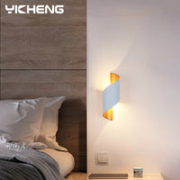 Applique murale LED spirale IP65 6 modèles, détail du diffuseur lumineux