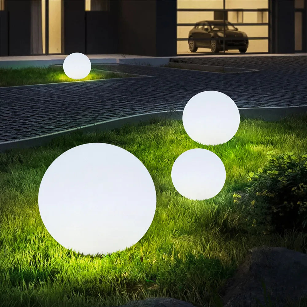 Recharge USB de la boule LED extérieur, câble fourni