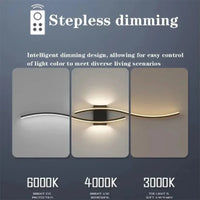 Télécommande de l'applique murale LED à variateur, vue rapprochée