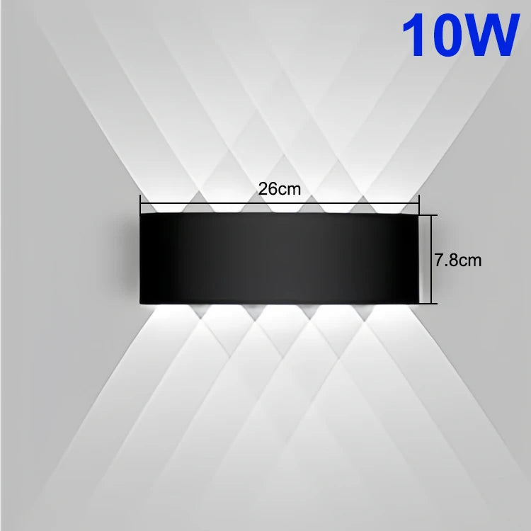 Applique LED 5 points, diffusion large et homogène sur mur