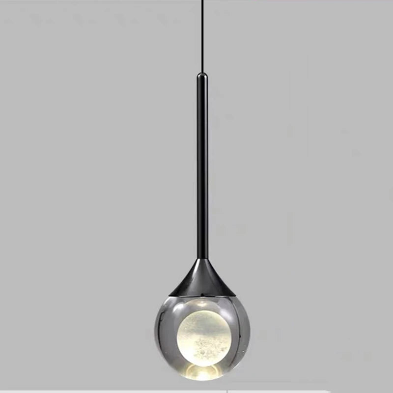 Suspension luxe créative G9, installé en salon cosy ambiance chaleureuse