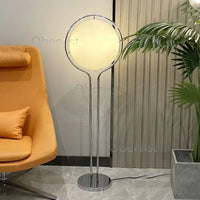 Boule acrylique jaune ambrée du lampadaire, diffusion de lumière