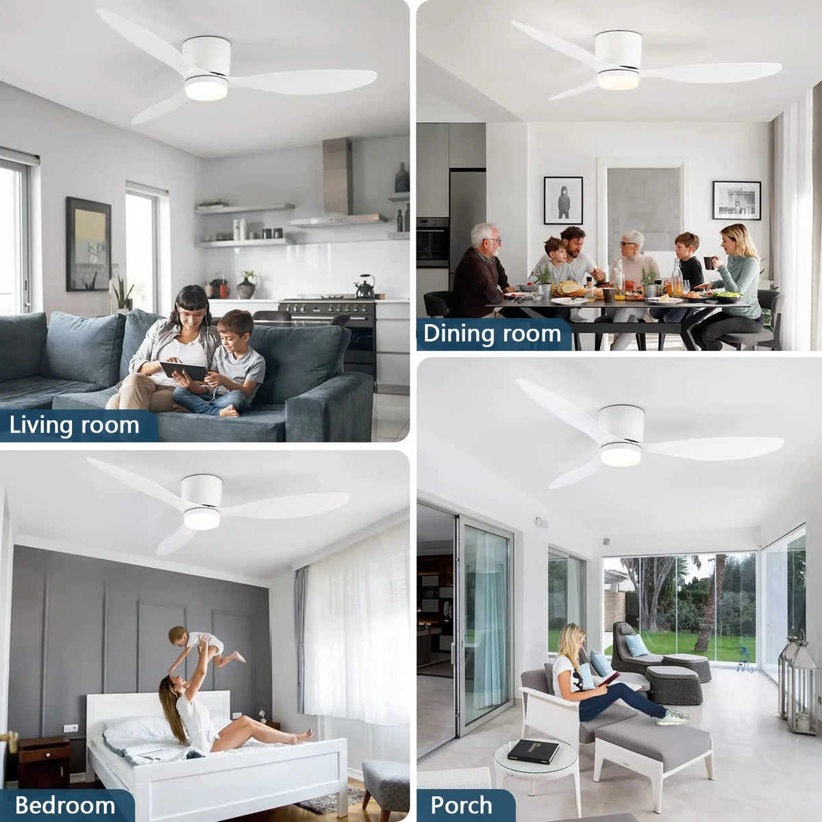 Télécommande infrarouge fournie avec le ventilateur de plafond LED