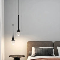 Suspension cristal bulles E27, ambiance soir au-dessus d'une table ambiance chaleureuse