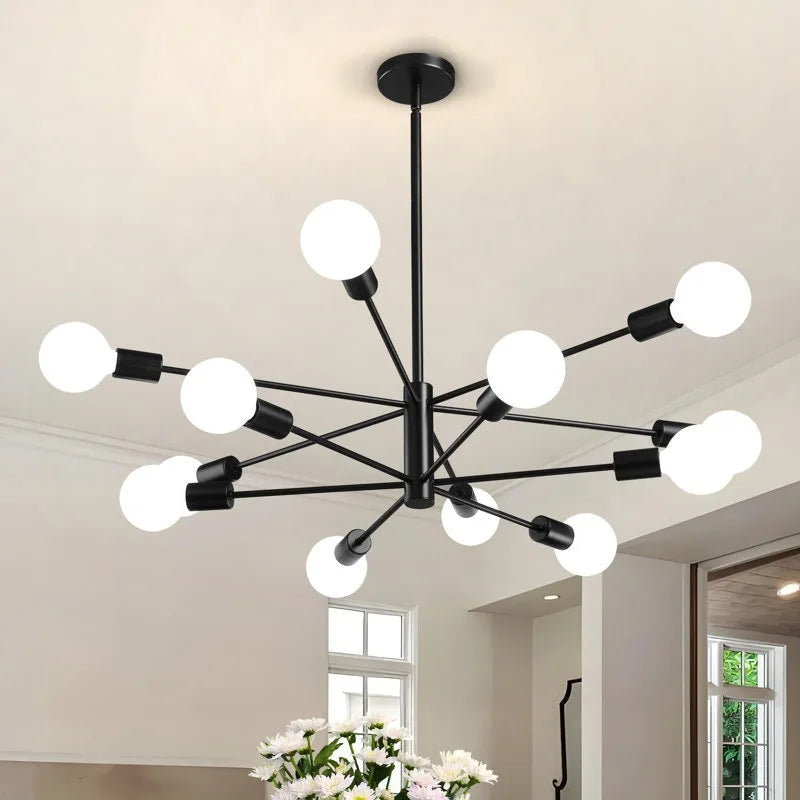 Comparatif visuel des 4 finitions du lustre moderne