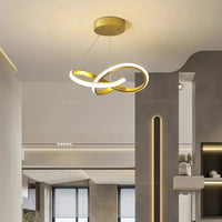 Détail du disque LED de la suspension blanche, finition mate