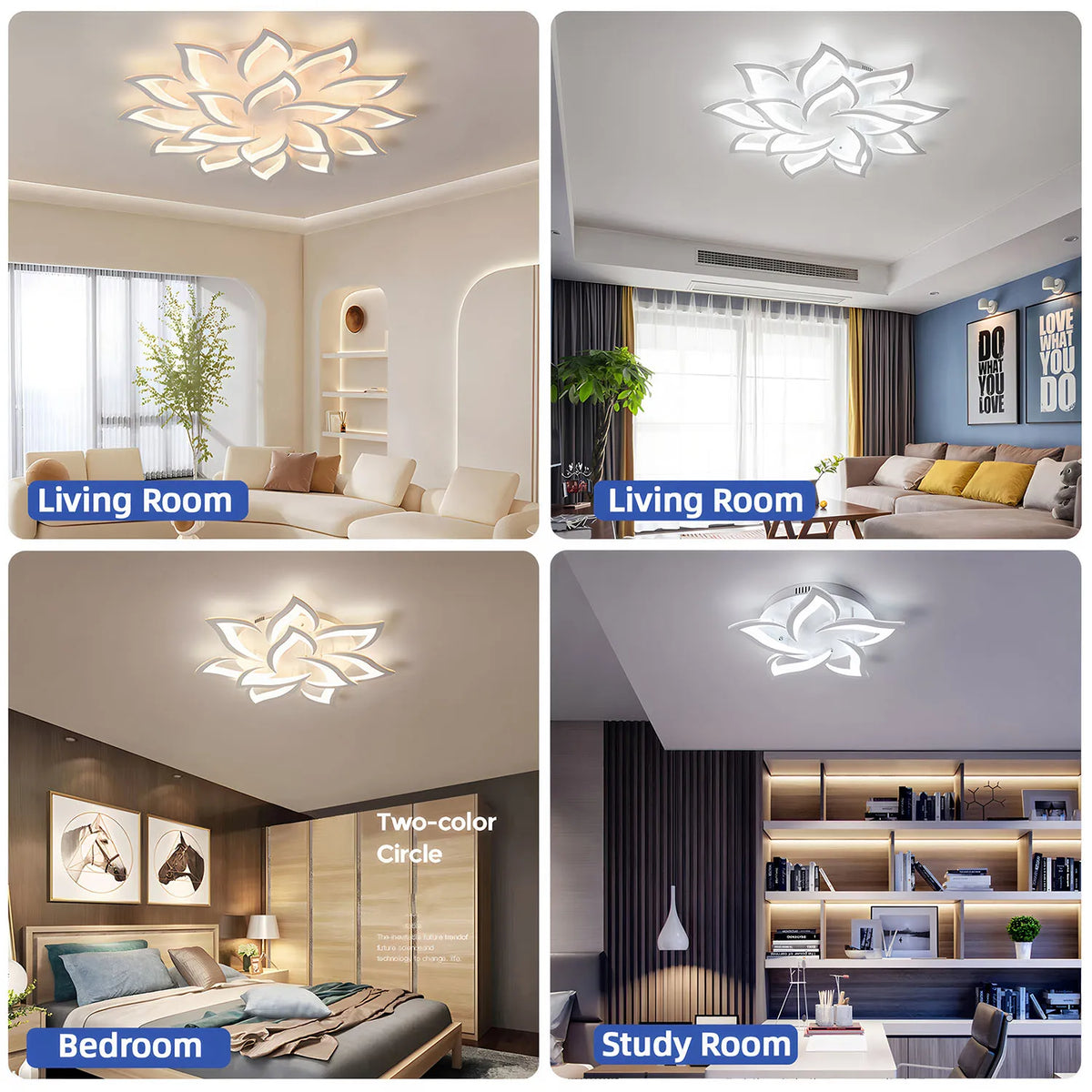 Télécommande infrarouge fournie avec le lustre LED Lotus