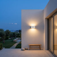 Applique murale IP65 intérieur extérieur, à l'extérieur au crépuscule, allumée