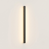 Applique murale extérieure linéaire LED IP65 sur fond beige