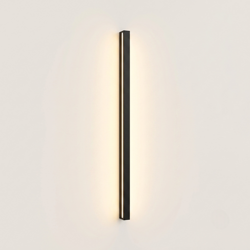 Applique murale extérieure linéaire LED IP65 sur fond beige